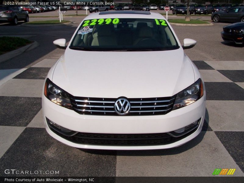 Candy White / Cornsilk Beige 2012 Volkswagen Passat V6 SE