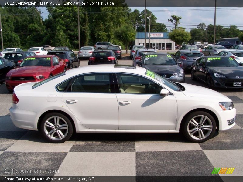 Candy White / Cornsilk Beige 2012 Volkswagen Passat V6 SE
