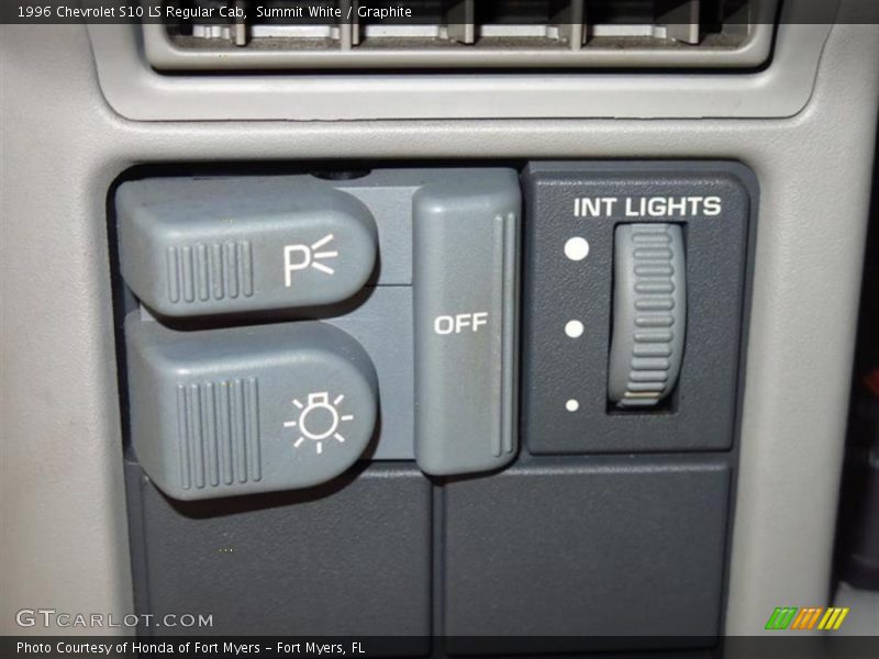 Summit White / Graphite 1996 Chevrolet S10 LS Regular Cab