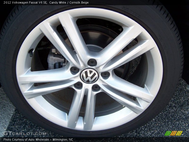 Candy White / Cornsilk Beige 2012 Volkswagen Passat V6 SE