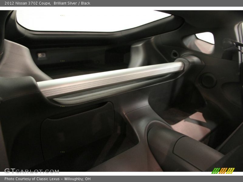 Brilliant Silver / Black 2012 Nissan 370Z Coupe