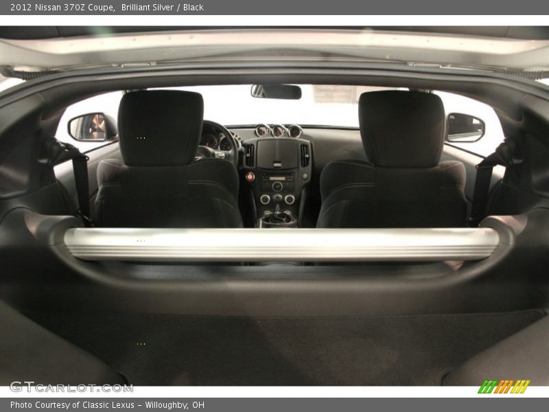 Brilliant Silver / Black 2012 Nissan 370Z Coupe
