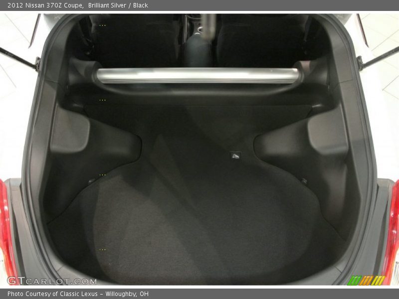 Brilliant Silver / Black 2012 Nissan 370Z Coupe
