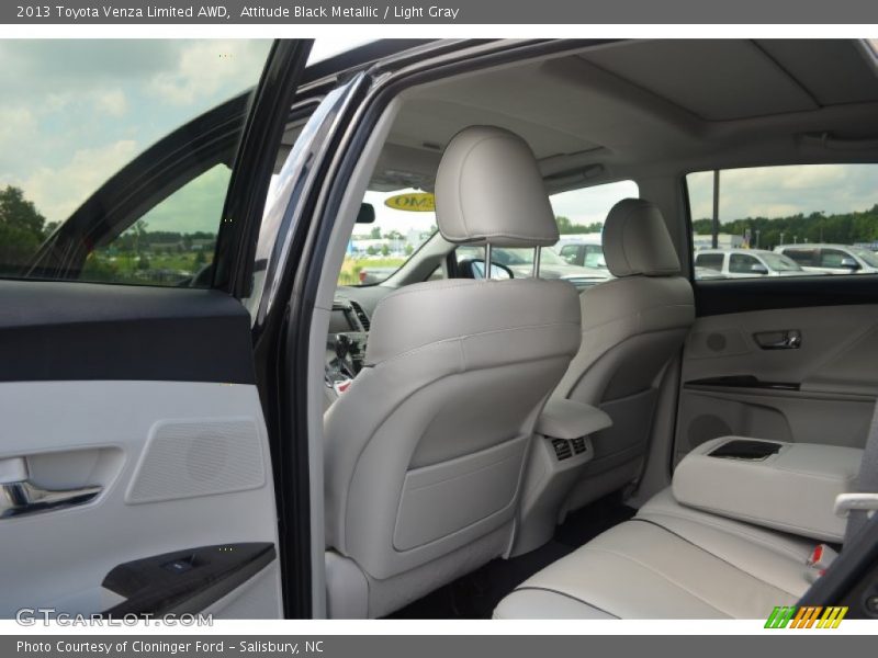 Attitude Black Metallic / Light Gray 2013 Toyota Venza Limited AWD