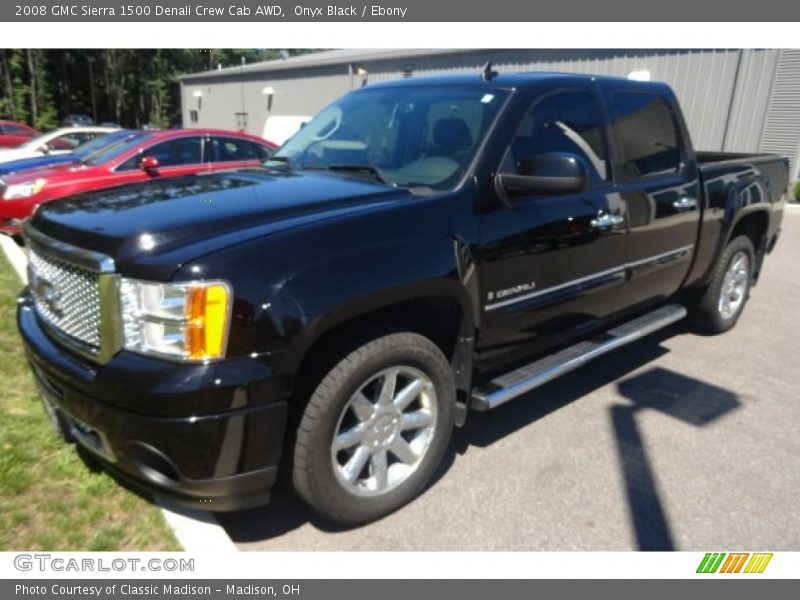 Onyx Black / Ebony 2008 GMC Sierra 1500 Denali Crew Cab AWD