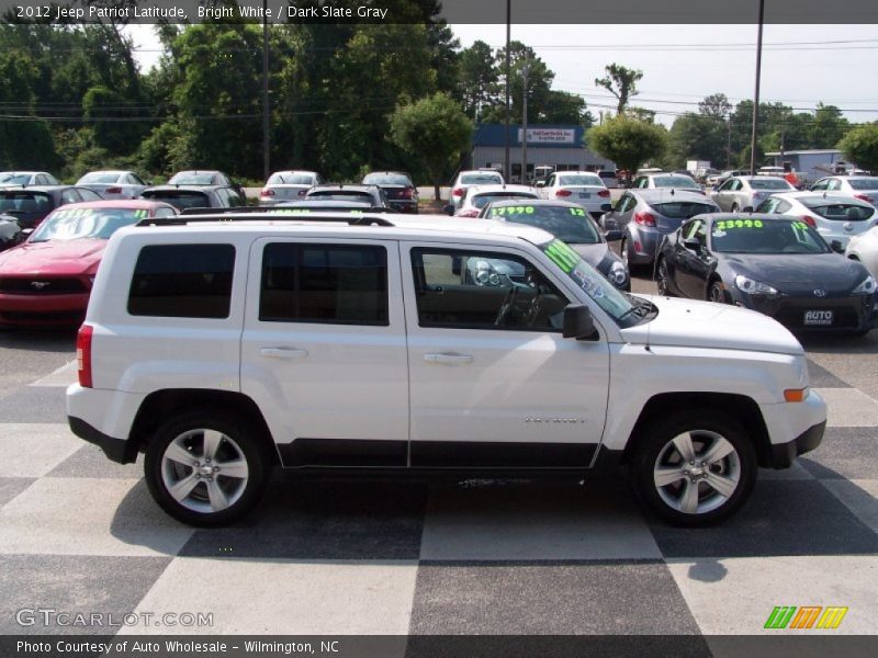 Bright White / Dark Slate Gray 2012 Jeep Patriot Latitude