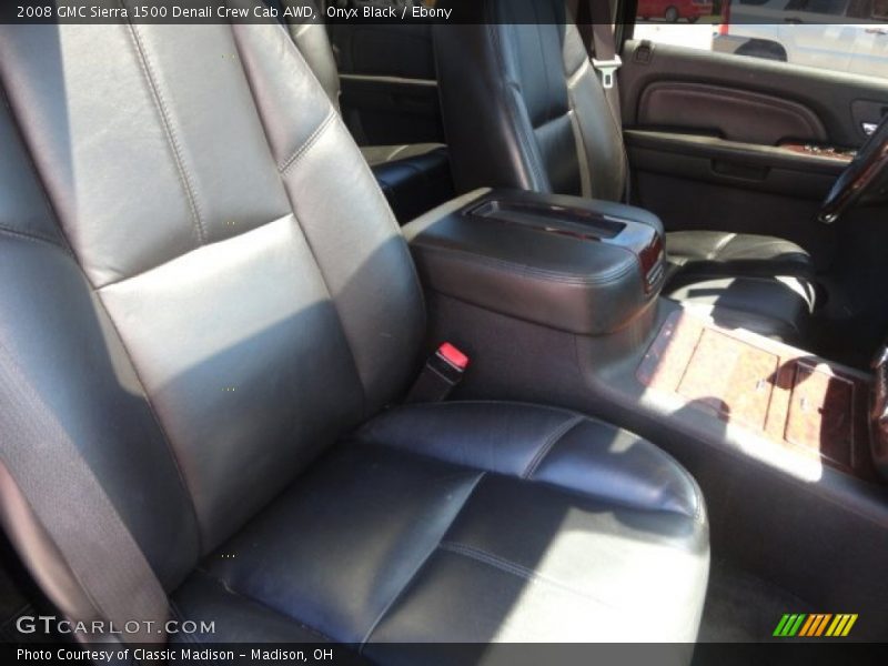 Onyx Black / Ebony 2008 GMC Sierra 1500 Denali Crew Cab AWD