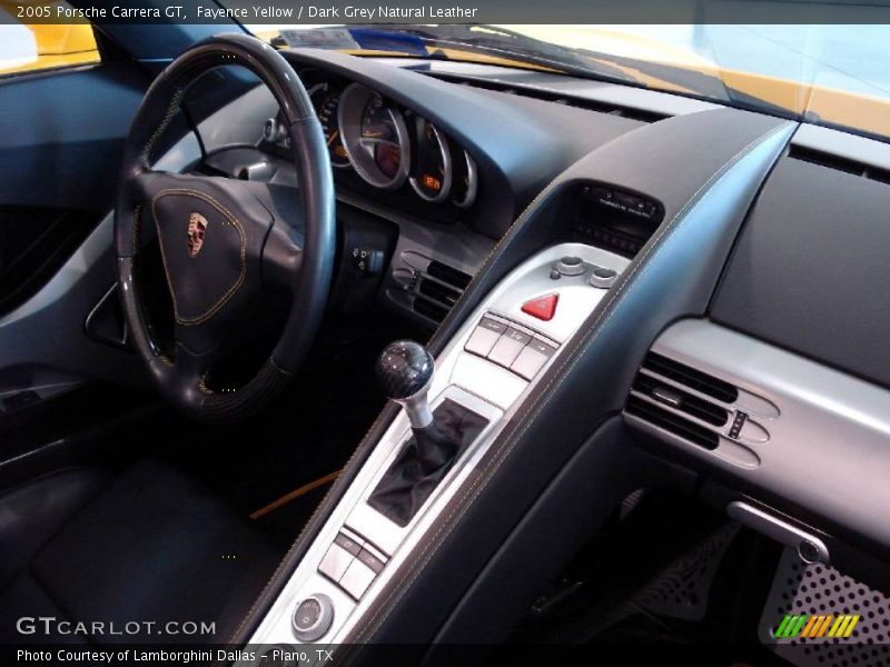 Controls of 2005 Carrera GT 