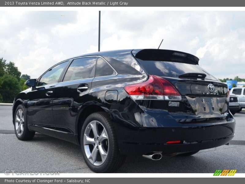 Attitude Black Metallic / Light Gray 2013 Toyota Venza Limited AWD