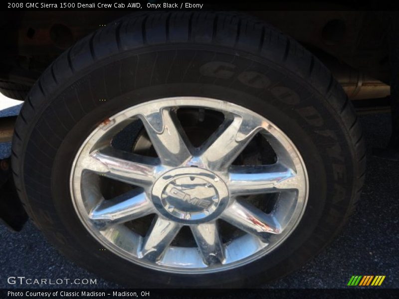 Onyx Black / Ebony 2008 GMC Sierra 1500 Denali Crew Cab AWD
