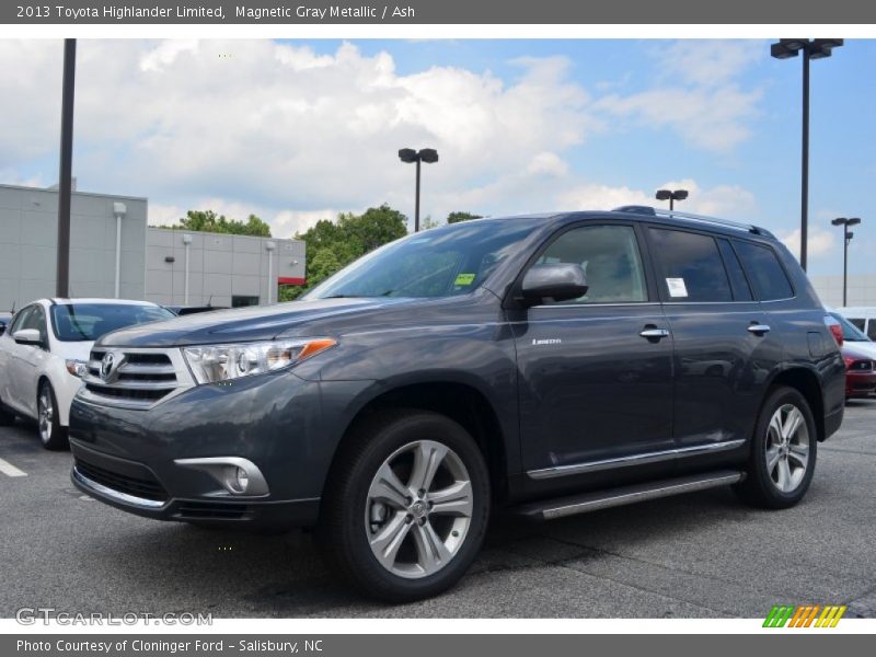 Magnetic Gray Metallic / Ash 2013 Toyota Highlander Limited