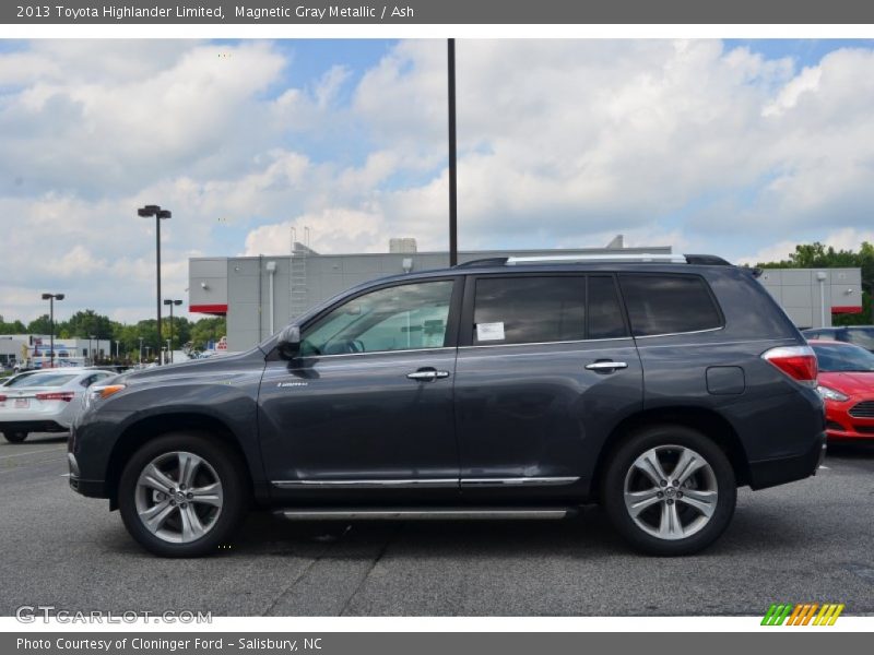 Magnetic Gray Metallic / Ash 2013 Toyota Highlander Limited