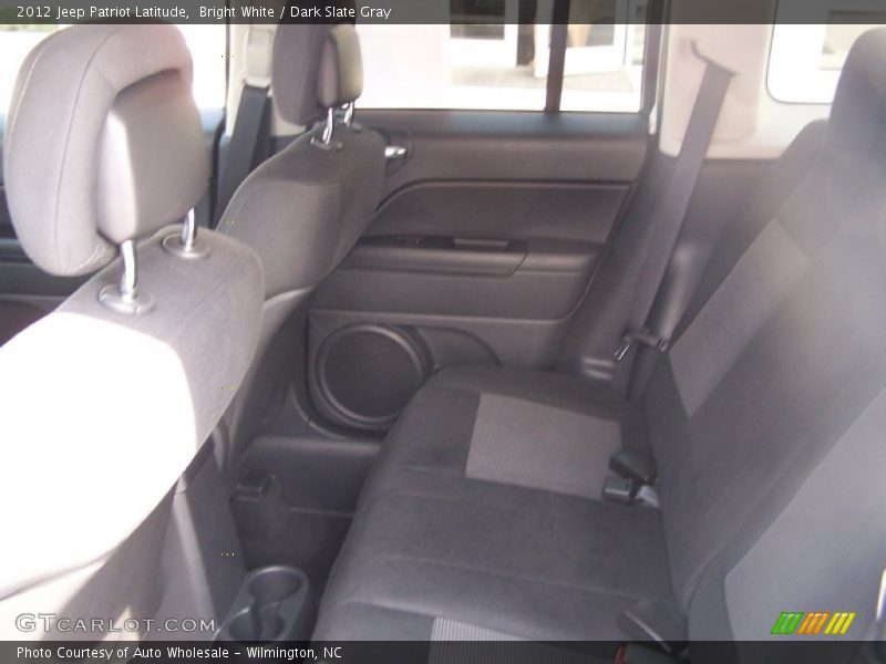 Bright White / Dark Slate Gray 2012 Jeep Patriot Latitude