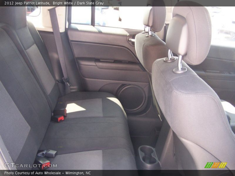 Bright White / Dark Slate Gray 2012 Jeep Patriot Latitude