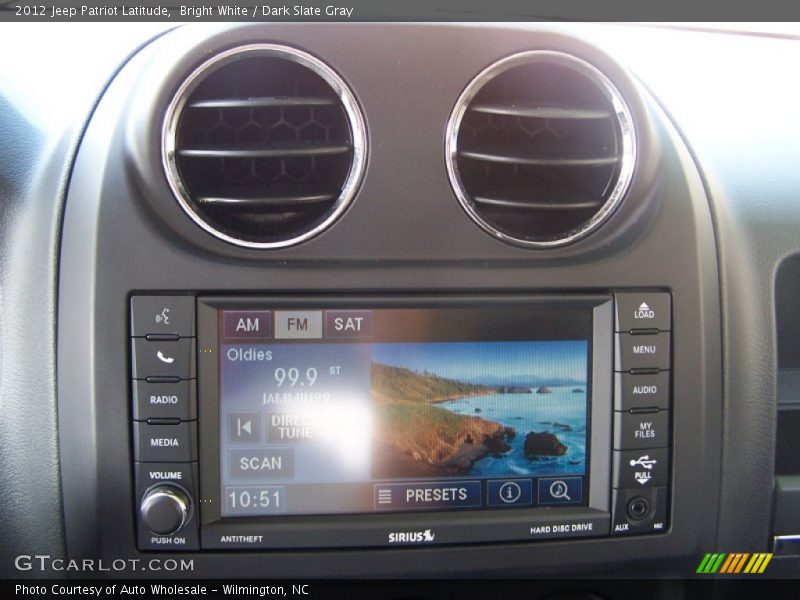 Bright White / Dark Slate Gray 2012 Jeep Patriot Latitude
