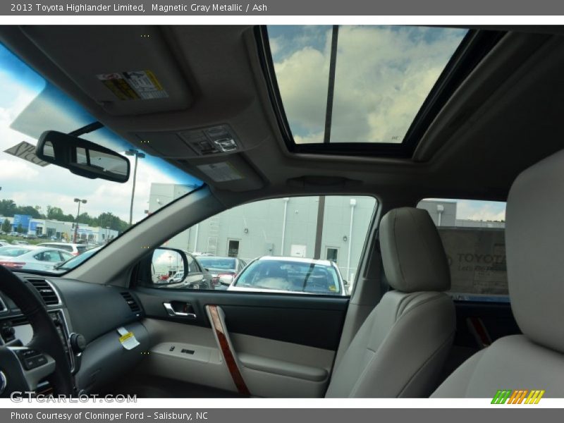 Magnetic Gray Metallic / Ash 2013 Toyota Highlander Limited