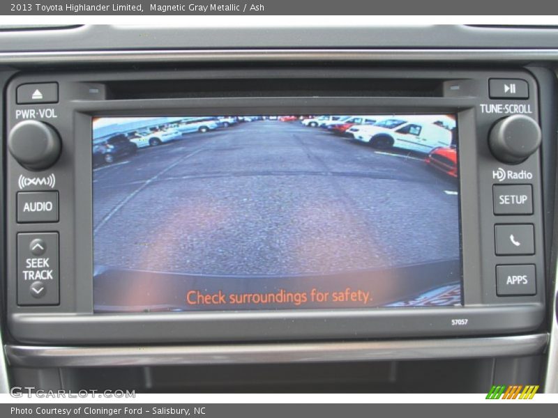 Magnetic Gray Metallic / Ash 2013 Toyota Highlander Limited