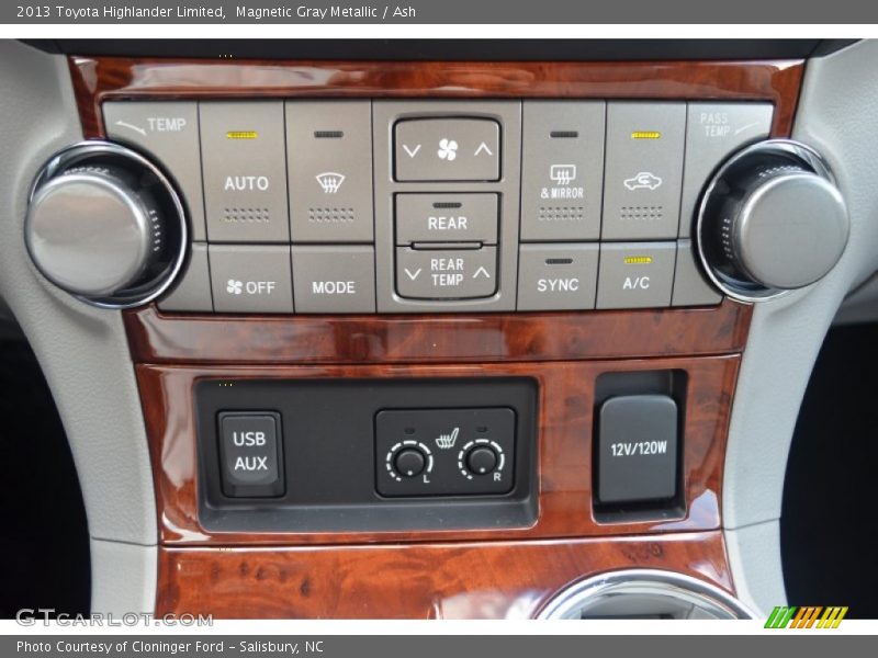 Magnetic Gray Metallic / Ash 2013 Toyota Highlander Limited