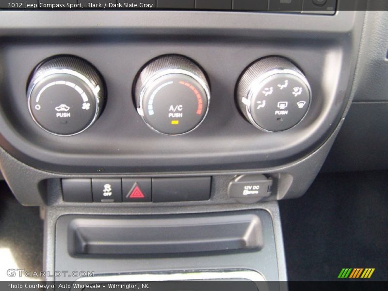 Black / Dark Slate Gray 2012 Jeep Compass Sport