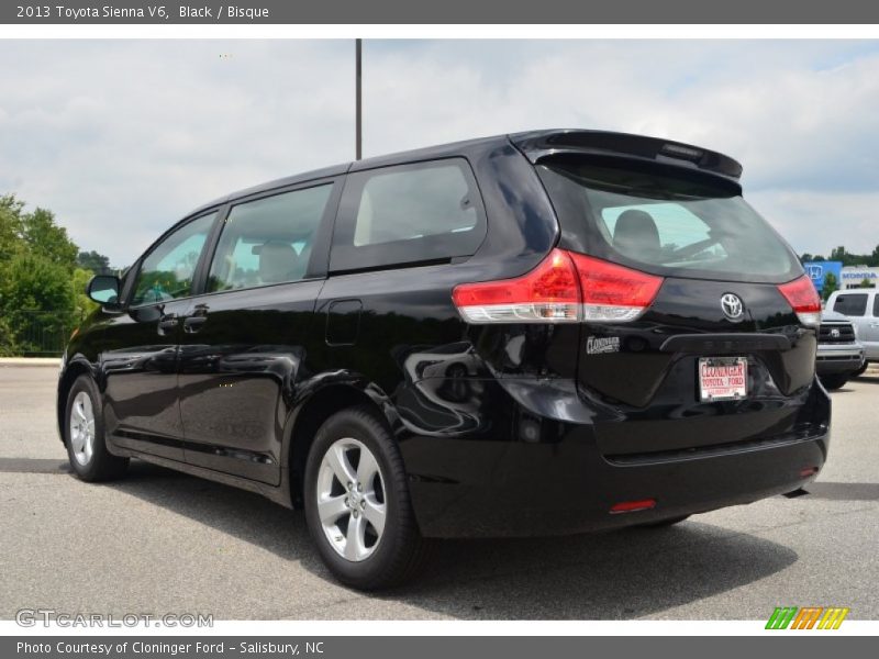 Black / Bisque 2013 Toyota Sienna V6