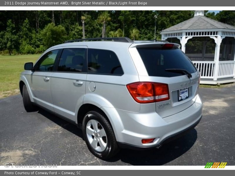 Bright Silver Metallic / Black/Light Frost Beige 2011 Dodge Journey Mainstreet AWD