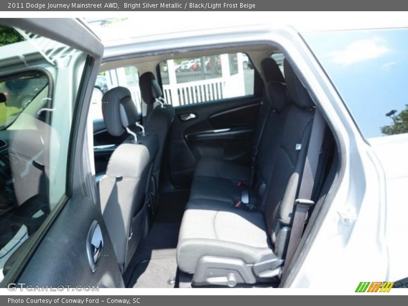 Bright Silver Metallic / Black/Light Frost Beige 2011 Dodge Journey Mainstreet AWD