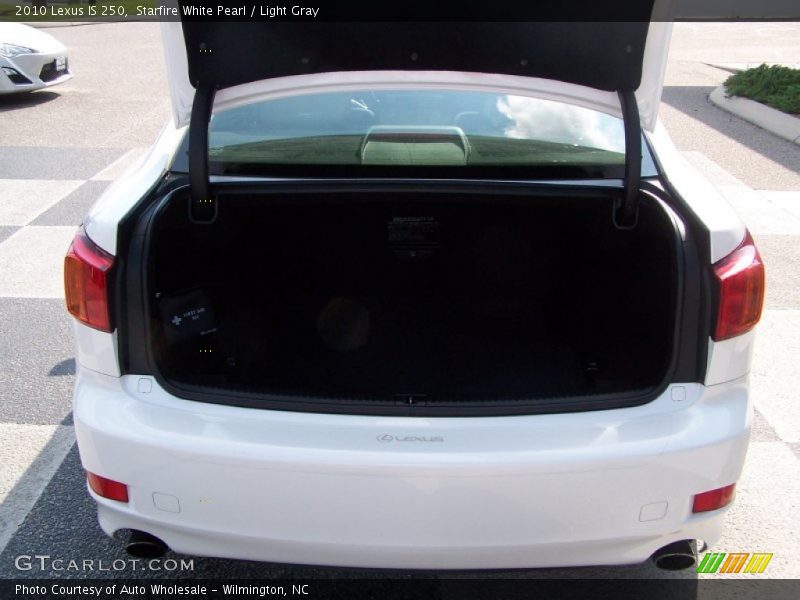 Starfire White Pearl / Light Gray 2010 Lexus IS 250