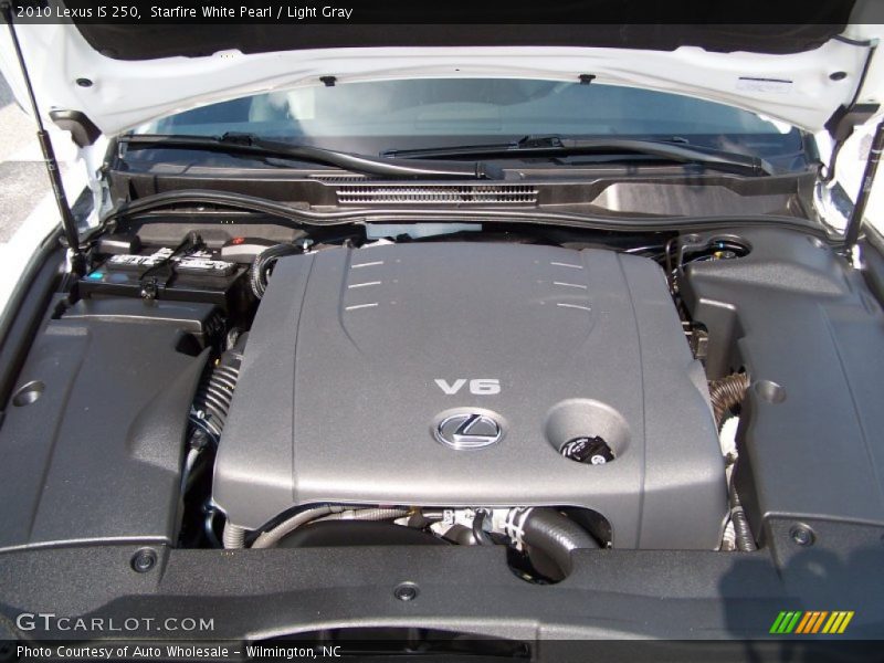 Starfire White Pearl / Light Gray 2010 Lexus IS 250