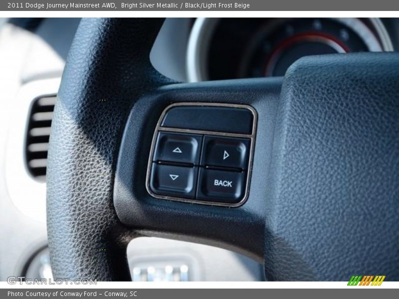 Bright Silver Metallic / Black/Light Frost Beige 2011 Dodge Journey Mainstreet AWD