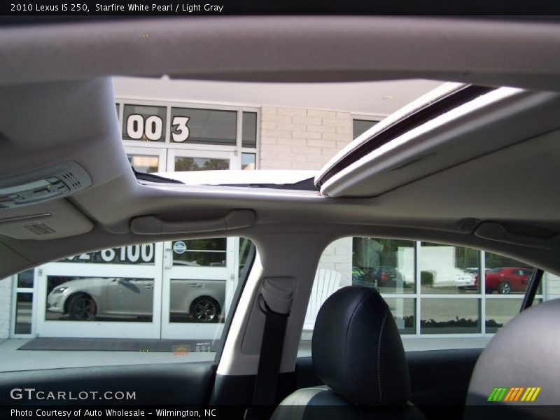 Starfire White Pearl / Light Gray 2010 Lexus IS 250