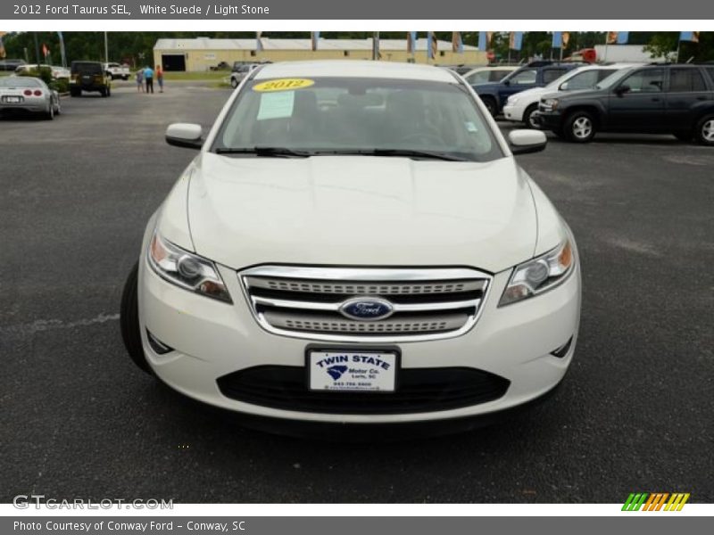 White Suede / Light Stone 2012 Ford Taurus SEL