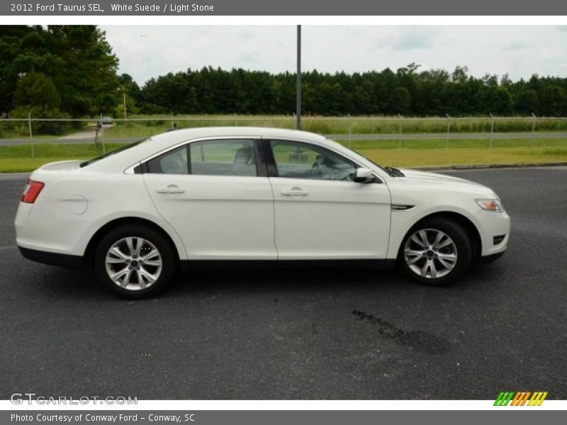 White Suede / Light Stone 2012 Ford Taurus SEL