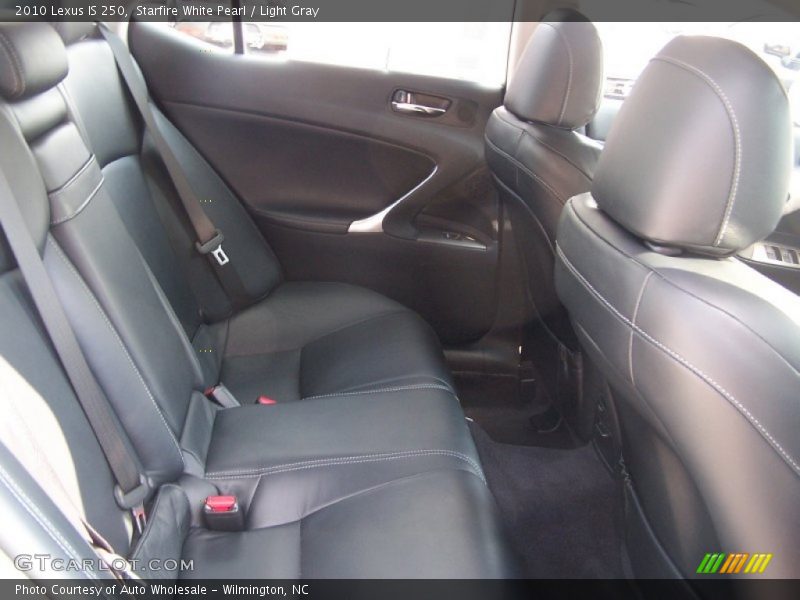 Starfire White Pearl / Light Gray 2010 Lexus IS 250