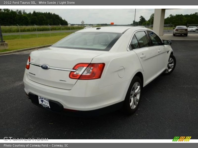 White Suede / Light Stone 2012 Ford Taurus SEL