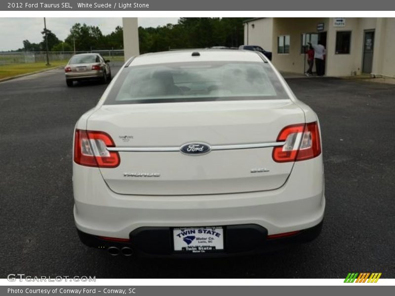 White Suede / Light Stone 2012 Ford Taurus SEL