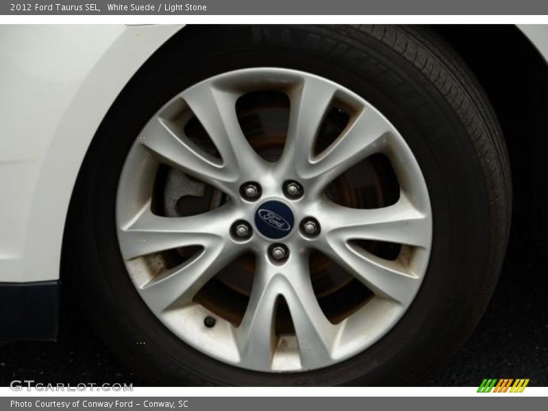 White Suede / Light Stone 2012 Ford Taurus SEL
