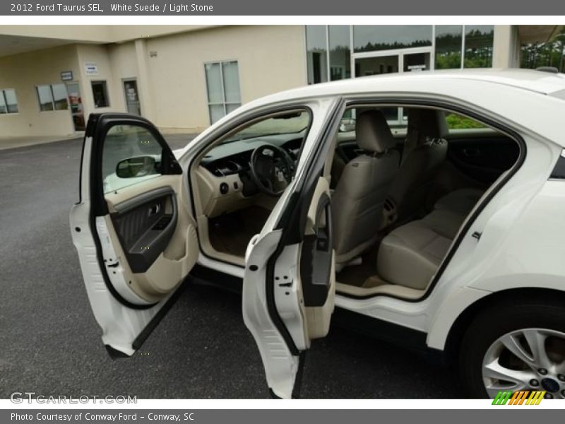 White Suede / Light Stone 2012 Ford Taurus SEL