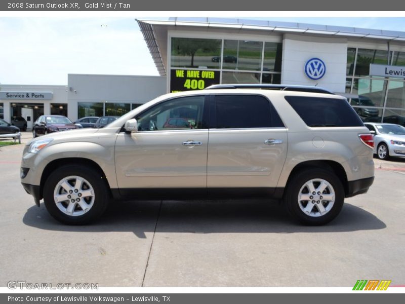 Gold Mist / Tan 2008 Saturn Outlook XR