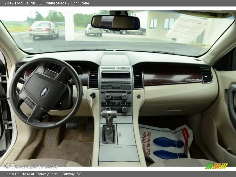 White Suede / Light Stone 2012 Ford Taurus SEL