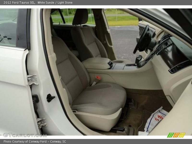 White Suede / Light Stone 2012 Ford Taurus SEL