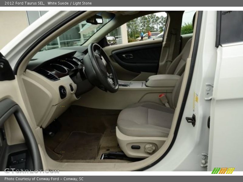 White Suede / Light Stone 2012 Ford Taurus SEL