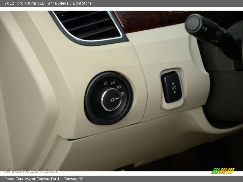 White Suede / Light Stone 2012 Ford Taurus SEL
