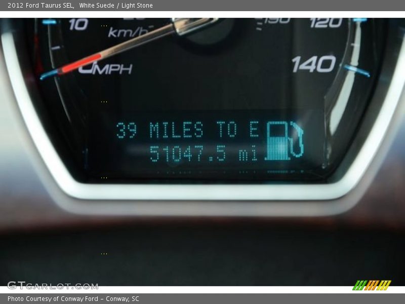 White Suede / Light Stone 2012 Ford Taurus SEL