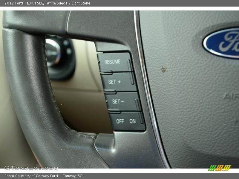 White Suede / Light Stone 2012 Ford Taurus SEL