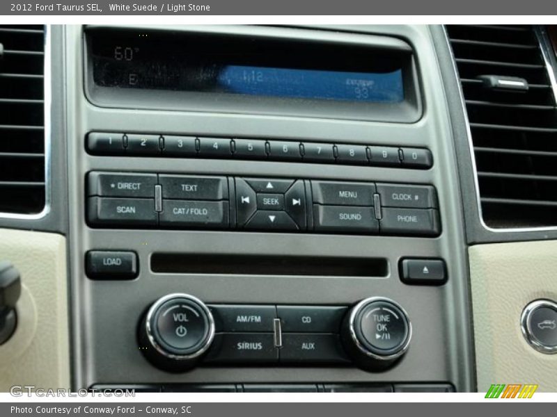 White Suede / Light Stone 2012 Ford Taurus SEL