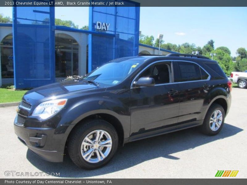 Black Granite Metallic / Jet Black 2013 Chevrolet Equinox LT AWD