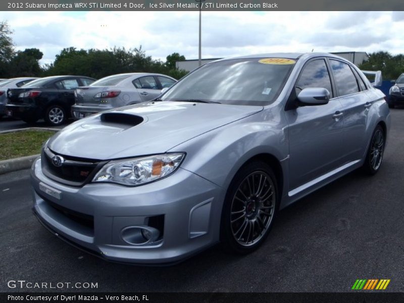 Front 3/4 View of 2012 Impreza WRX STi Limited 4 Door