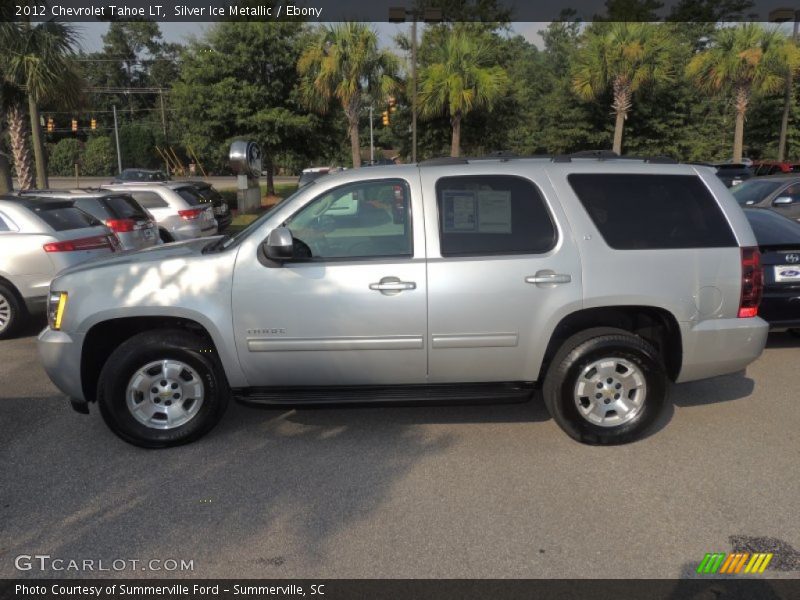 Silver Ice Metallic / Ebony 2012 Chevrolet Tahoe LT