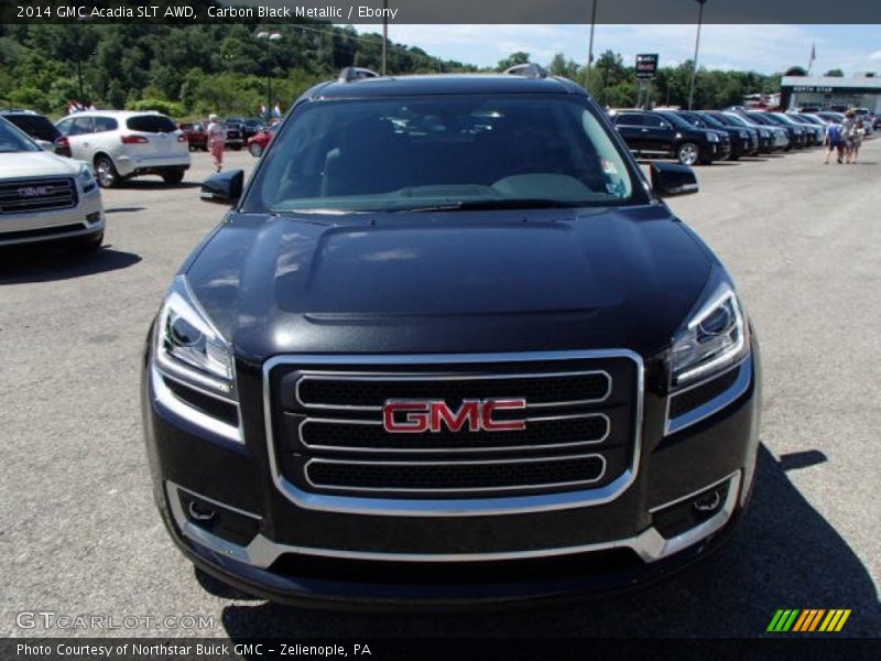 Carbon Black Metallic / Ebony 2014 GMC Acadia SLT AWD