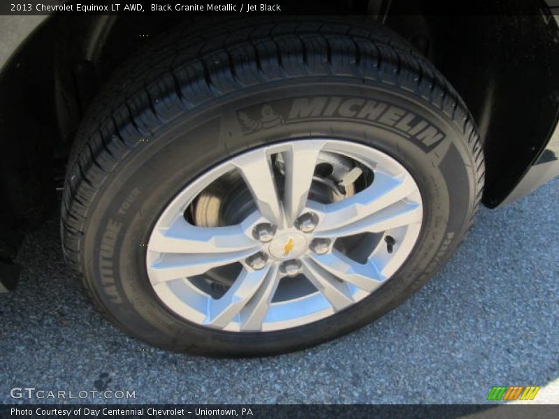 Black Granite Metallic / Jet Black 2013 Chevrolet Equinox LT AWD